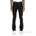 מכנסי ג'ינס מתרחבים קלאסיים מוערמים
